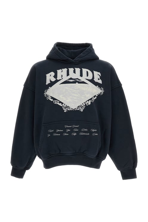 Rhude Dakar Convoy Print Hooded Sweatshirt