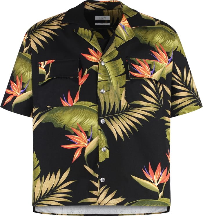 Rhude Printed short sleeved shirt