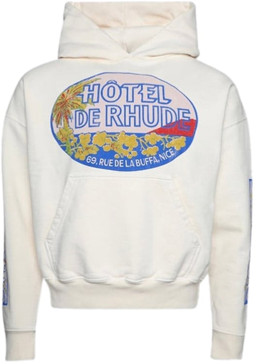 Rhude Rhude Hotel Hoodie 'Vintage White'