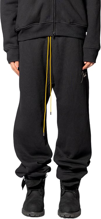 Rhude CLASSIQUE CUFFED SWEATPANT BLACK/ WHITE