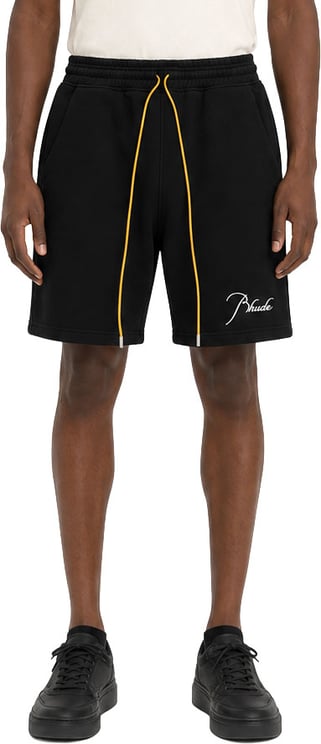 Rhude CLASSIQUE SWEATSHORT BLACK/WHITE OS