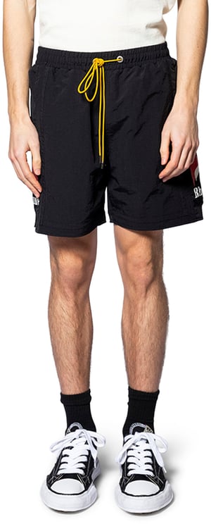 Rhude MOONLIGHT LOGO SHORT BLACK / RED / WHITE