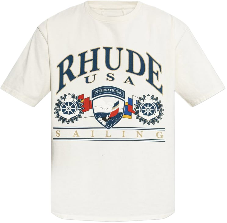 Rhude T-Shirts And Polos Vintagewhiteblack