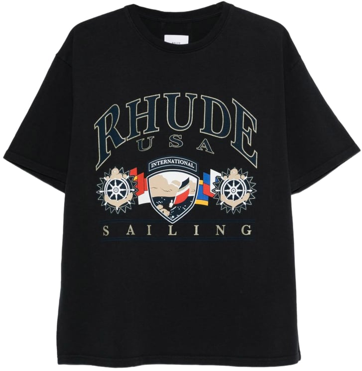 Rhude T-Shirts And Polos Black