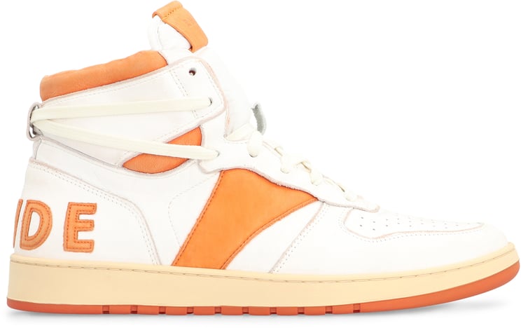 Rhude Rhecess leather high-top sneakers
