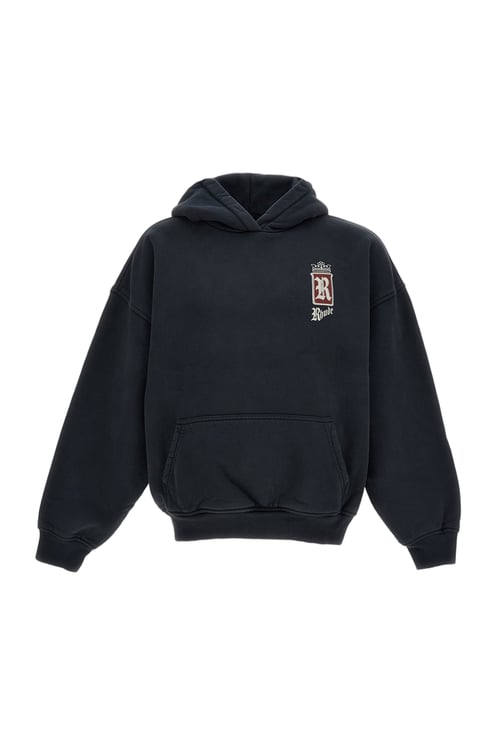 Rhude Black Fumar 91 Cotton Hoodie