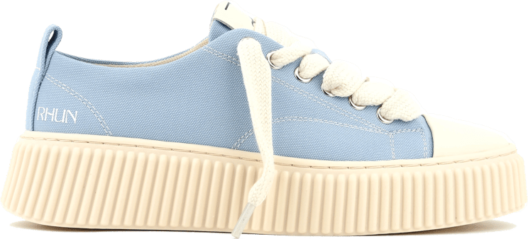 RHUN Treble Sneaker Sky Blue Canvas
