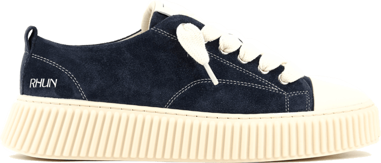 RHUN Treble Sneaker Navy Blue Suede