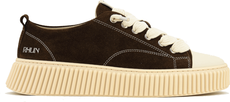 RHUN Treble Sneaker Dark Brown