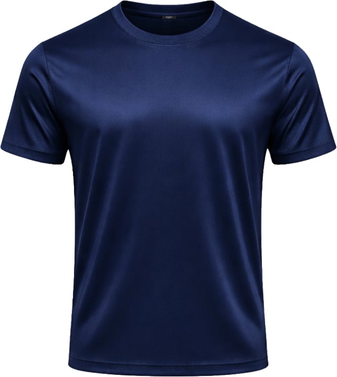 Richesse SHINY ESSENTIAL SHIRT NAVY BLUE