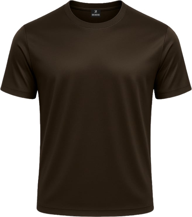 Richesse SHINY ESSENTIAL SHIRT DEEP BROWN