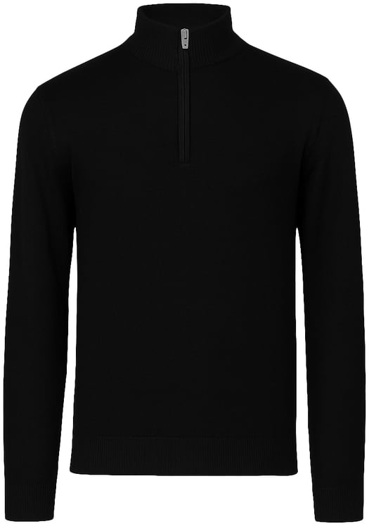 Richesse Knitted Zipper Black