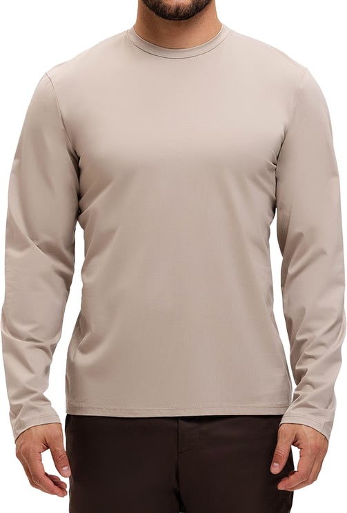 Richesse SHINY ESSENTIAL LONGSLEEVE BEIGE