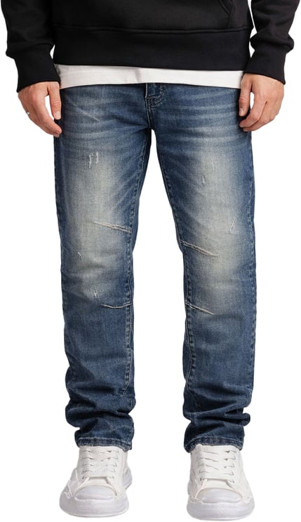 Richesse BULLET WASHED BLUE BAGGY JEANS