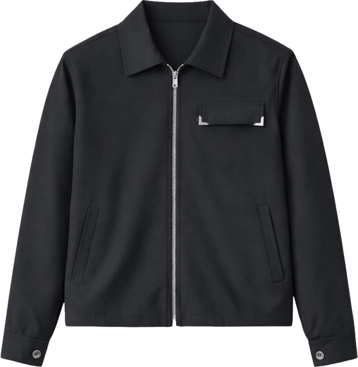 Richesse BASE ZIP JACKET | BLACK