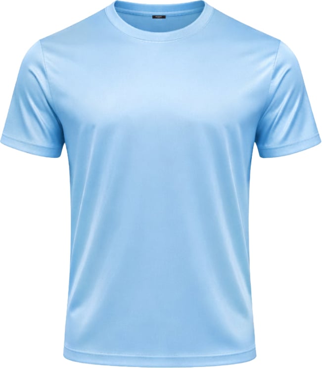 Richesse SHINY ESSENTIAL SHIRT SKY BLUE