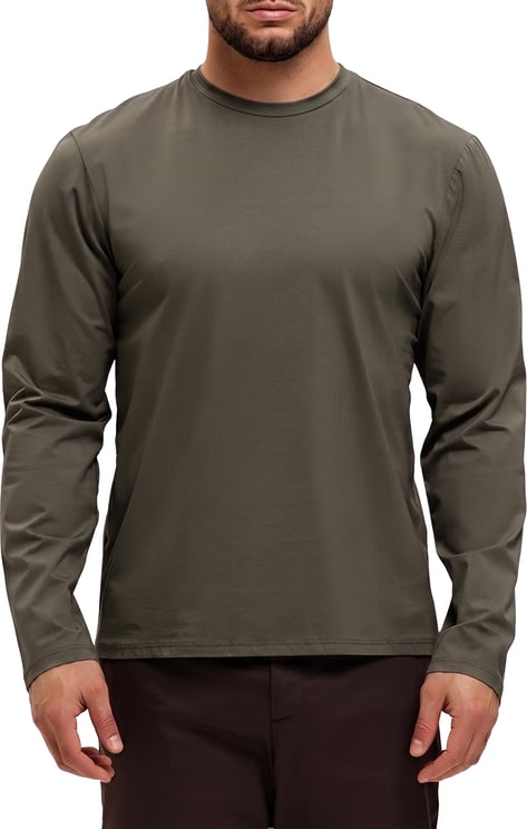 Richesse SHINY ESSENTIAL LONGSLEEVE MIDNIGHT OLIVE