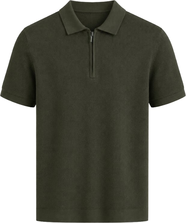 Richesse KNIT POLO | OLIVE