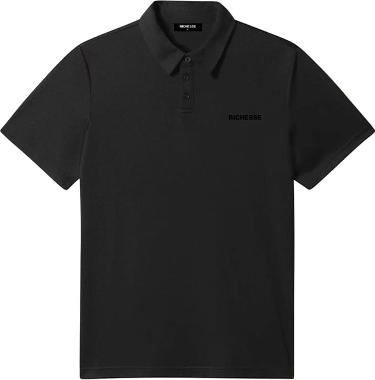 Richesse CREW POLO BLACK