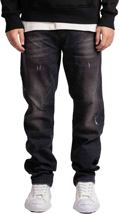 Richesse BULLET BLACK BAGGY JEANS