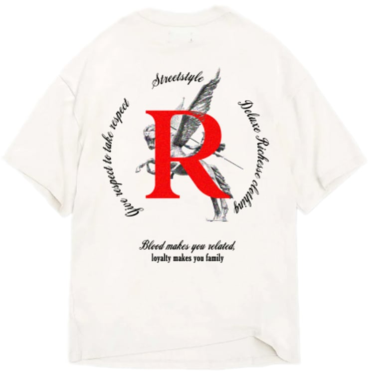 Richesse ARTEMIS T-SHIRT WHITE RED