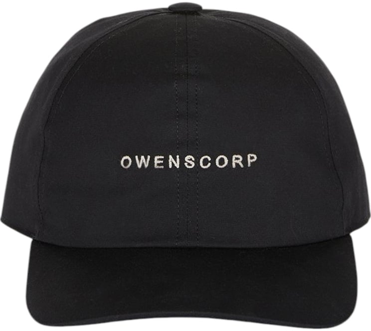 Rick Owens Casquette Noir Logo Baseball Cap Rick Owens Femme RP01E 0600 TEEM7 0908