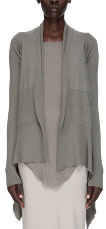 Rick Owens Cardigan wrap eucalyptus Médium mérinos Rick Owens Femme RP01F 6642 M 35