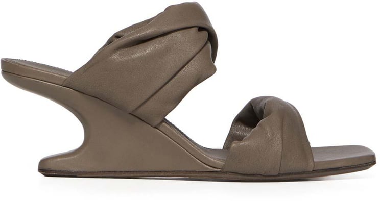 Rick Owens Sandales dust Cantilever 6 Twisted Rick Owens Femme RP01F 6884 LGY 34