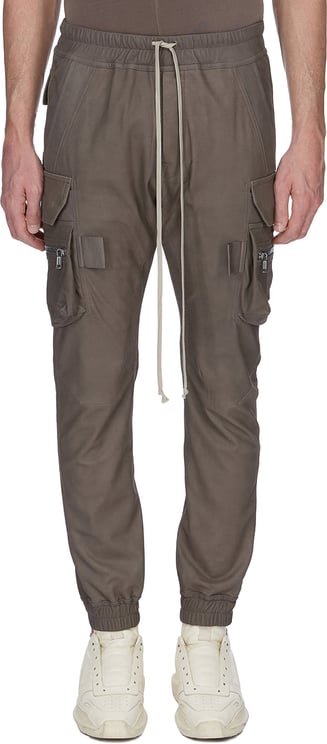 Rick Owens Pantalon biker cuir blister dust Mastodon cargo Rick Owens Homme RU01F 2396 LBF 34