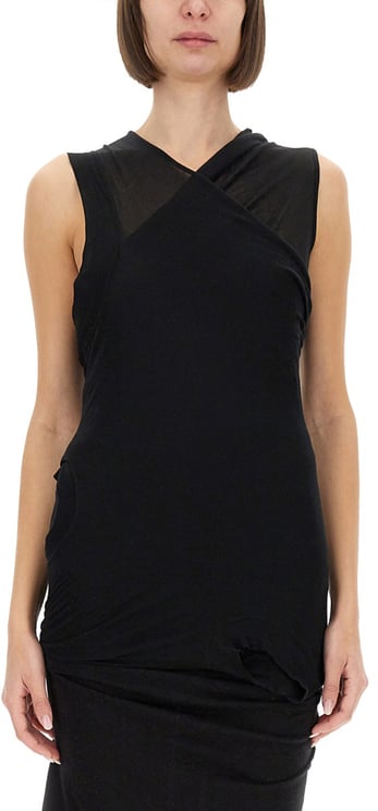 Rick Owens TOP WITH CROSSOVER