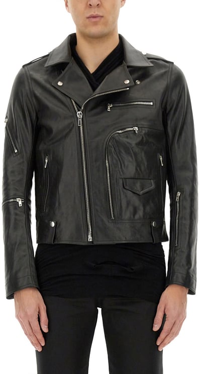 Rick Owens LEATHER BAUHAUS JACKET