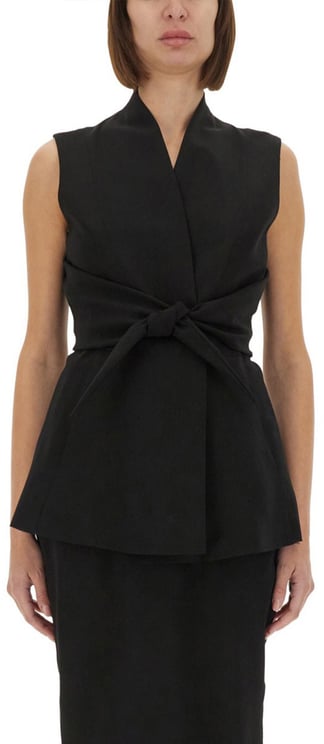 Rick Owens STRUCTURED SLEEVELESS JACKET