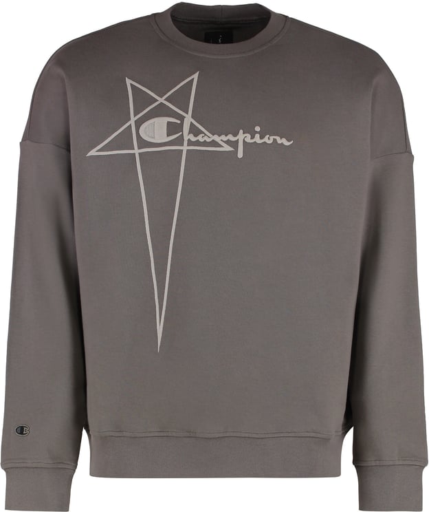 Rick Owens Rick Owens x Champion - Cotton crew-neck sweatshirt