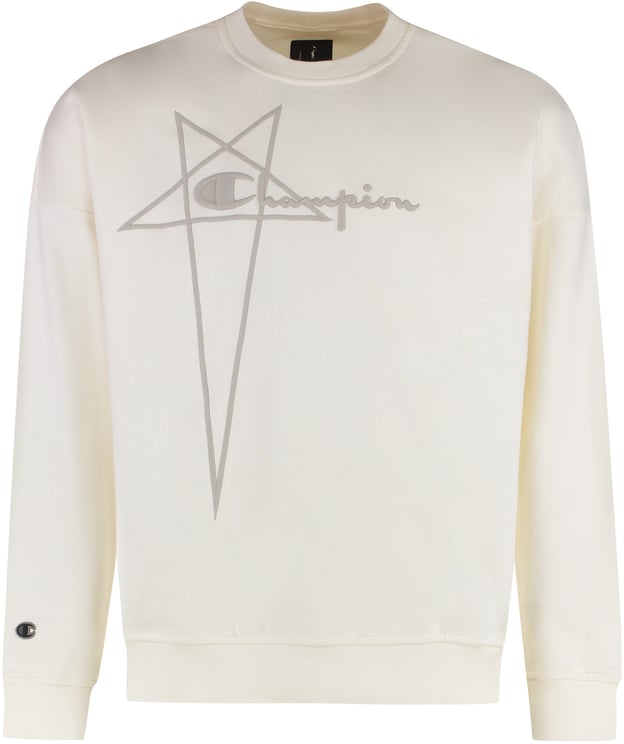 Rick Owens Rick Owens x Champion - Cotton crew-neck sweatshirt