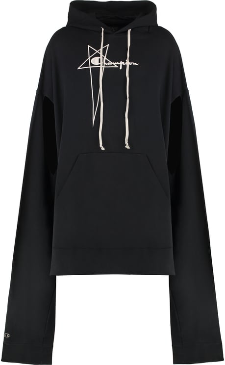 Rick Owens Rick Owens x Champion - Flyproof Tunic hooded sweatshirt