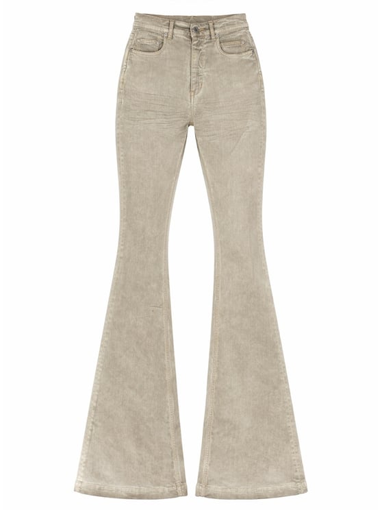 Rick Owens DRKSHDW Bolan High-Waisted Cotton Bootcut Jeans