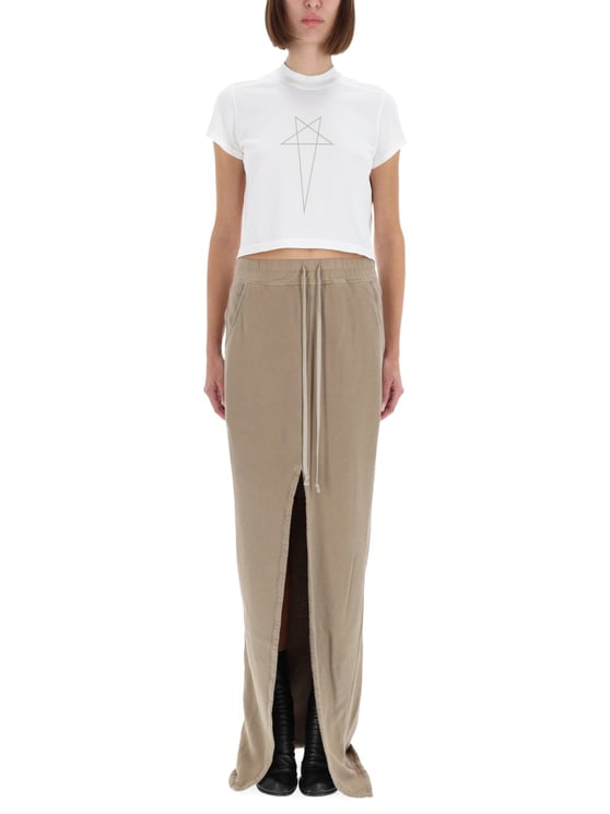 Rick Owens DRKSHDW Cropped Small Star T-Shirt