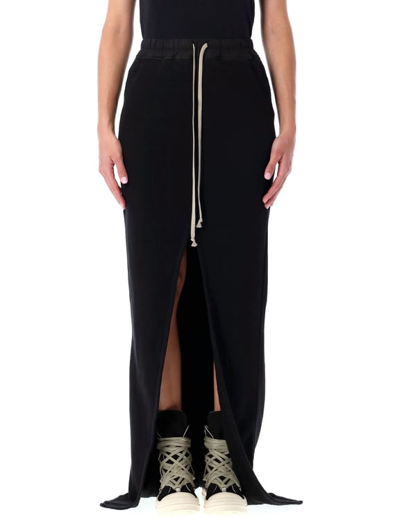 Rick Owens DRKSHDW Phleg Pillar Long Front Slit Skirt