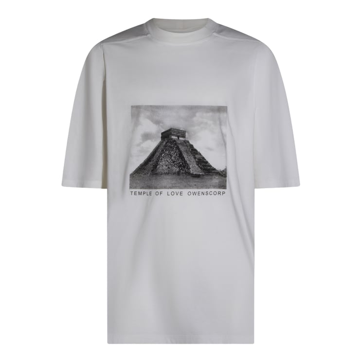Rick Owens DRKSHDW Monochrome Graphic Print T-Shirt