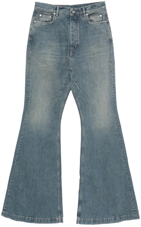 Rick Owens Bolan Bootcut Washed Indigo
