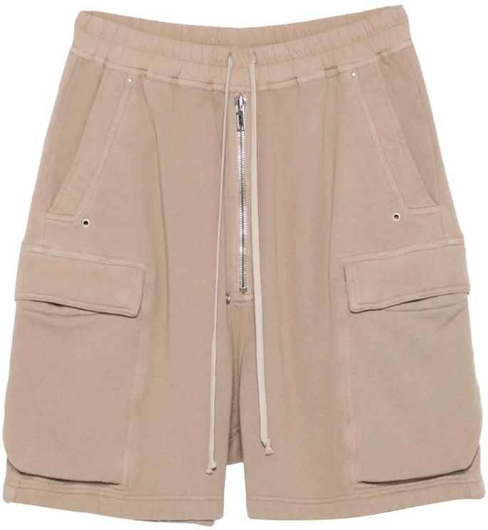 Rick Owens Cargobela Shorts Dirty Pearl