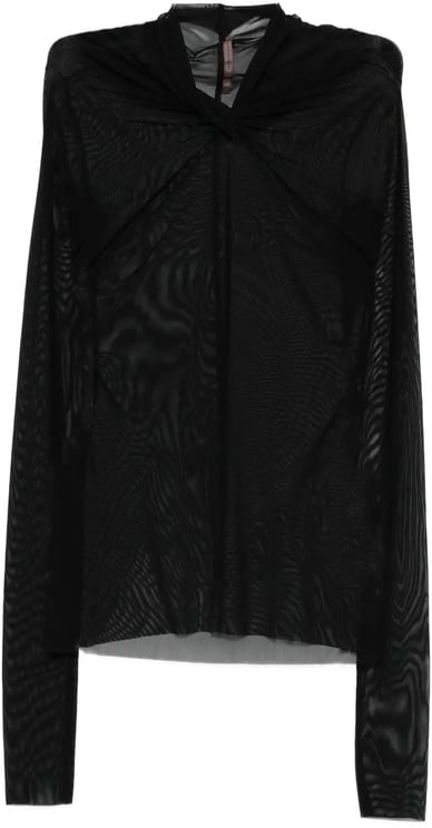 Rick Owens T-shirt Kairo Ls Top Black