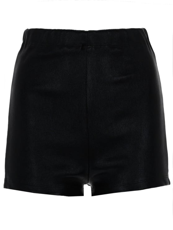 Rick Owens Dirt Bolan Cut Off Leather Shorts
