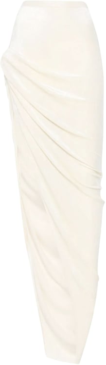 Rick Owens Twist Edfu Skirt Champagne