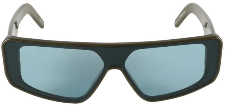 Rick Owens Sunglasses Performa Olive Temple/amazonite Lens