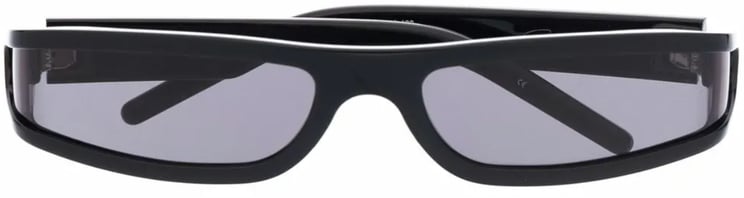 Rick Owens Sunglasses Fog Black Temple/black Lens