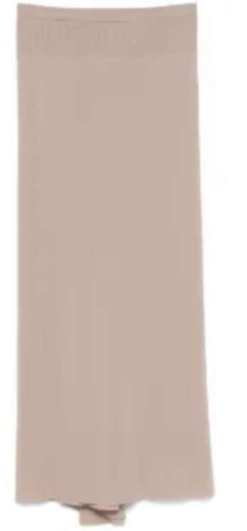 Rick Owens Calf Bias Skirt Flesh