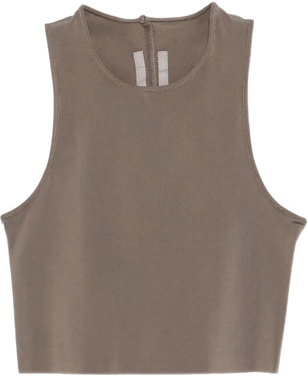 Rick Owens Top Cropped Tank Dust