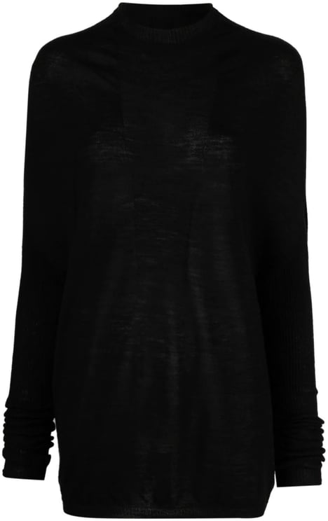 Rick Owens Crater Knit Sweater Black