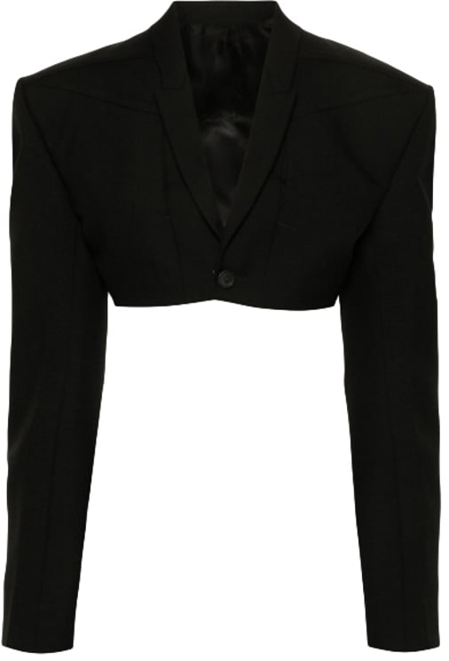 Rick Owens Giacca Micro Tatlin Jacket Black